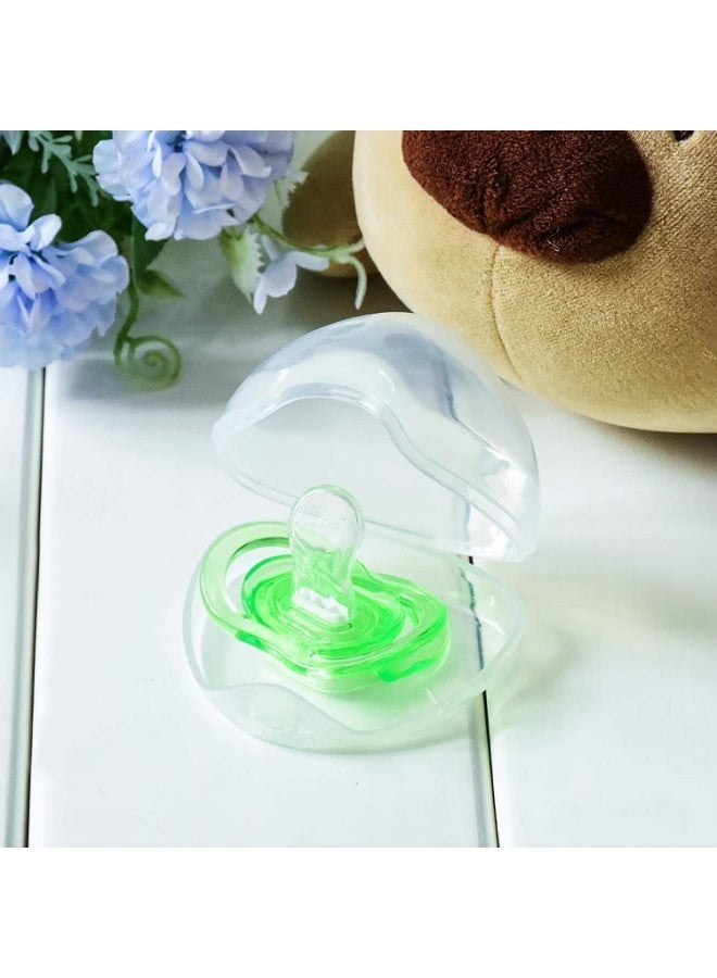 ChicAbode شفافة BPA-خالية درع الحلمة حالة و مصعد حالة للسفر والمنزل - 5 قطع - Image 4